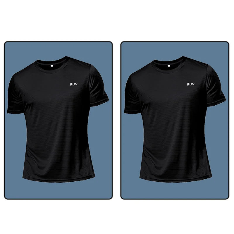 Summer t Shirt For Men Casual White t-Shirts Man Short Sleeve Top Breathable Tees Quick Dry Gym Shirt Soccer Jersey Male Clothes