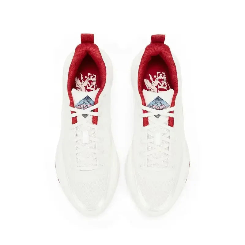 Nike S.T. GLOW EP Versatile Comfortable Cushioned Low-Top Basketball Shoes Men’s Sports Shoes White and Red IQ1129-061