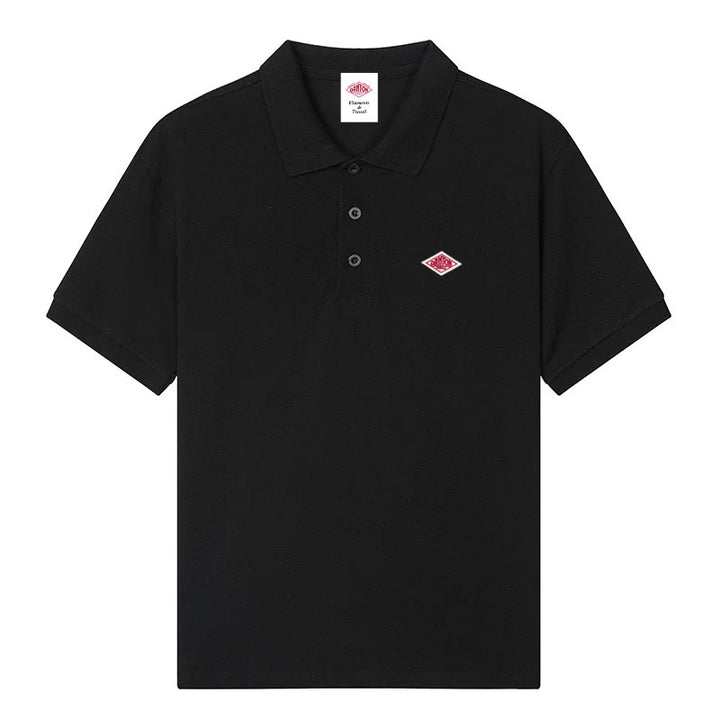 Men/Women High-quality Classic Embroidery Polo Turn-Down Collar T-shirt Summer Cotton Short Sleeve Men's Tees Korean Style Tops