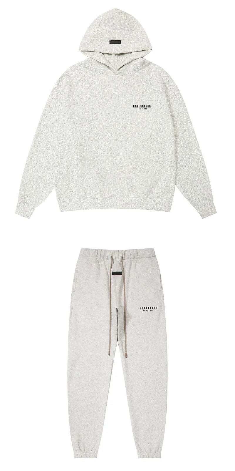 Classic Brand Hoodies Sweatpants Set High Quality Fleece Sweatshirts Men's Hiphop Streetwear Oversize Tracksuits Hoodies Pants - ATFH
