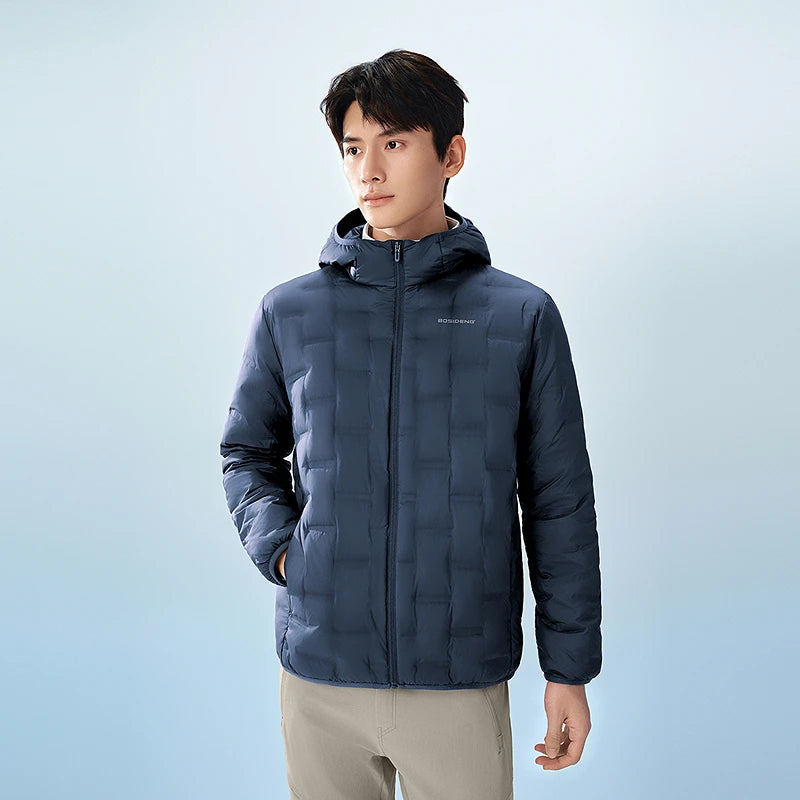 BOSIDENG 90% down jacket for men light weight jacket warm light high quality casual outwear