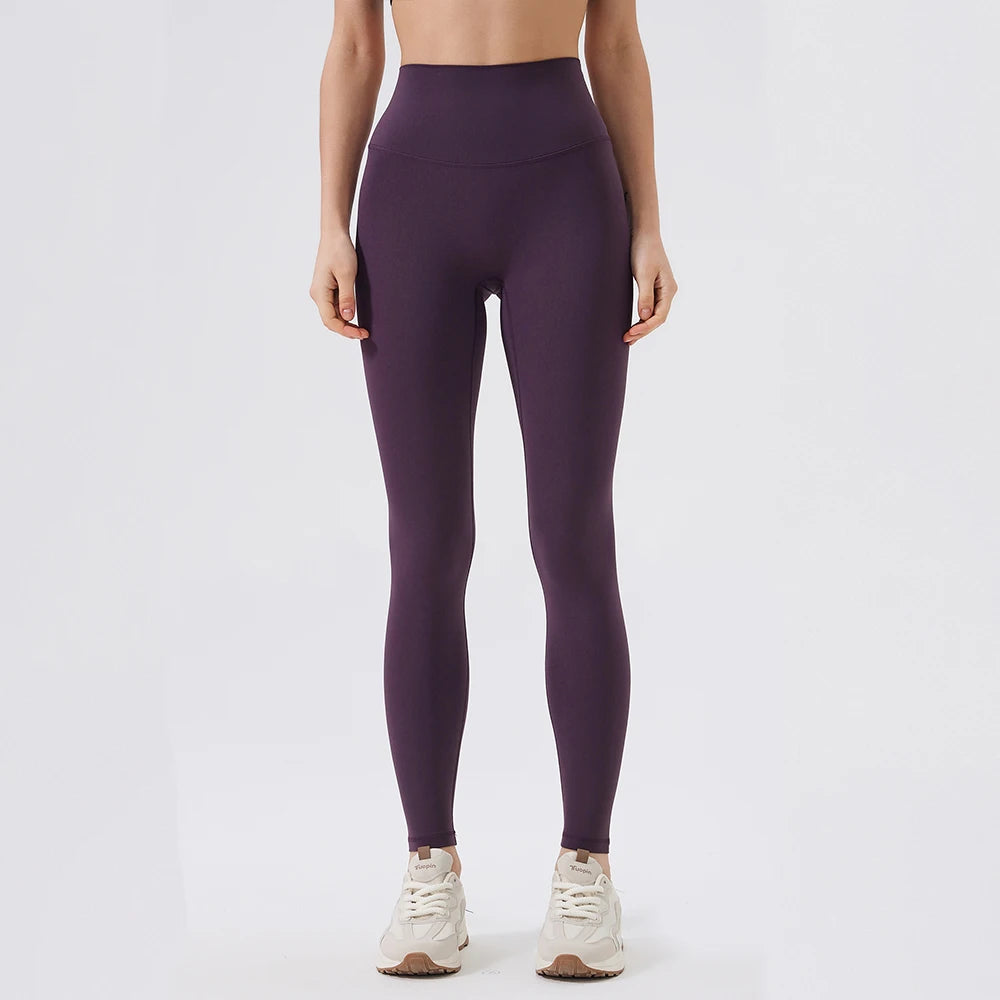 Women Back Waist Pocket High Waist Yoga Legging Women Sport Cropped Pants Butter Athletic Gym Comprehensive Training Jog - ATFH