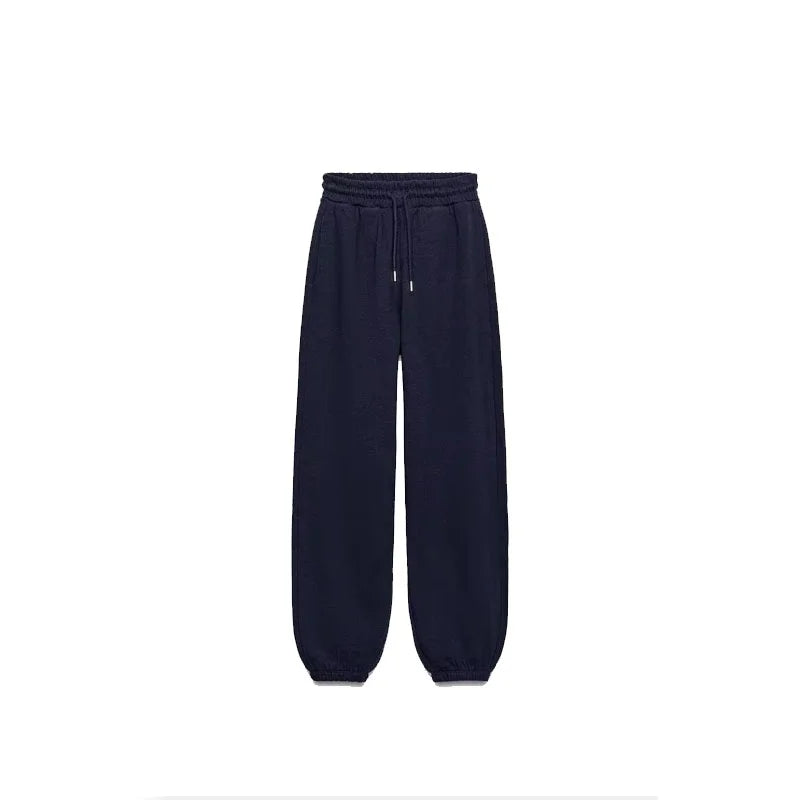 Early Autumn New Arrival Women's Fashion Set Letter Print Sweatshirt Long Pants Polyester Fiber Long Sleeve Hoodie Two-Piece Set
