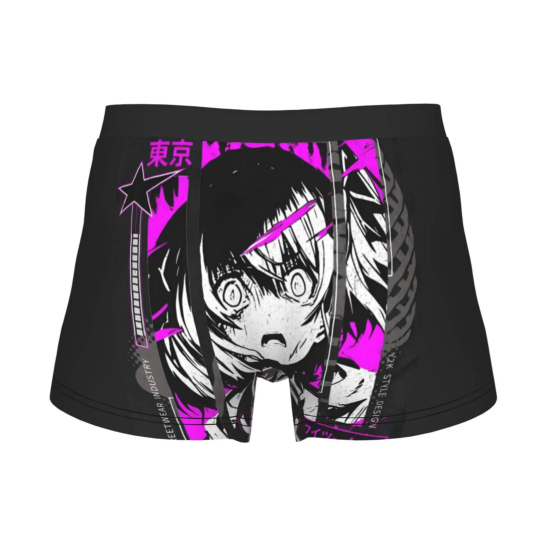 Tokyo Y2K Comics Boxers Shorts Men Anime Girl  Briefs Underwear Cool Underpants