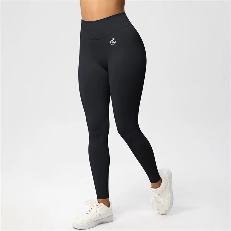 Women BUM Shaping Leggings Seamless Sport Yoga Pants Leggings Sport Hip Lifting Yoga Gym Running Quick Dry Pants Scrunch Butt - ATFH