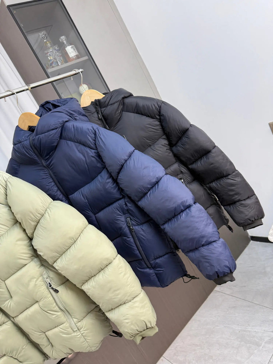 Lightweight padded jackets Outdoor Mountaineering Thickened Cotton-padded Clothes men's down coats and parkas tops ATFH