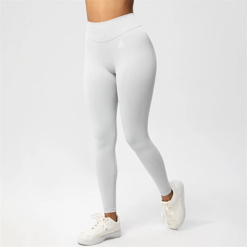 Women BUM Shaping Leggings Seamless Sport Yoga Pants Leggings Sport Hip Lifting Yoga Gym Running Quick Dry Pants Scrunch Butt - ATFH