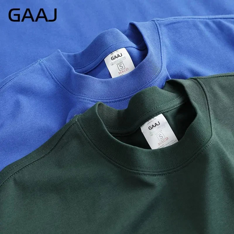 Embroidery Custom Premium T shirt 230gsm 100% Cotton,DIY Customize Text Logo Tee,Dropshipping Fashion Brand Men Women Clothing ATFH