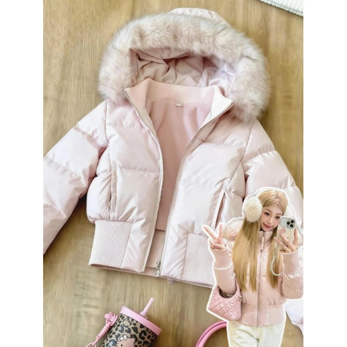 Parka Ski Woman Womens Down Filled Insulated High Quality Premium Puffer Lightweight Warm Keeping Cold Weather Protection Chic