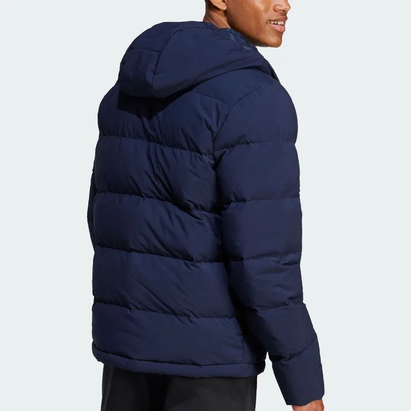 Adidas New Men's and Women's Outdoor Leisure and Thermal Hooded Down Jacket IZ4701