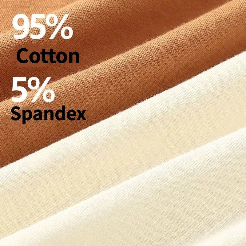 5Pcs Men's Underwear Man Panties Comfortable Breathable Antibacterial Pure Cotton Underwear Sexy Underwear Fashion Boxer Shorts