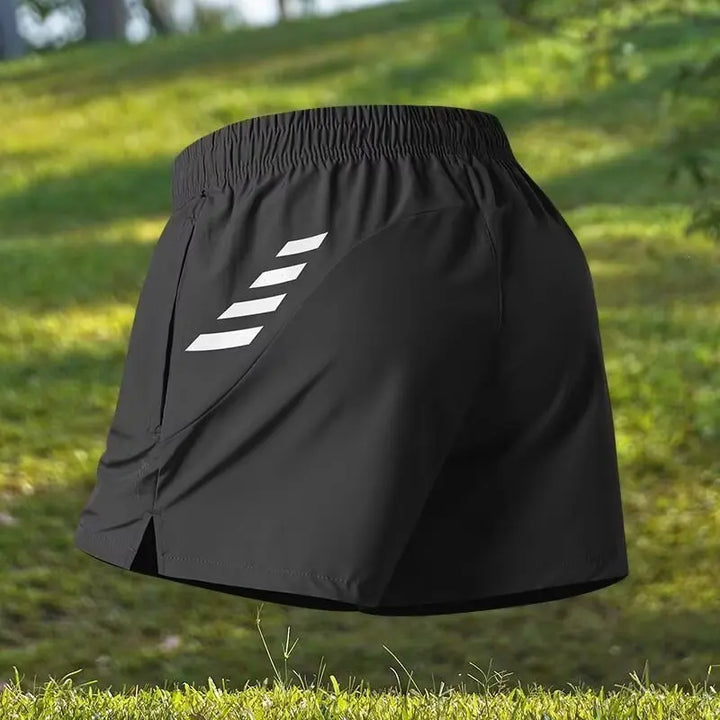 Sports shorts men's track and field training three quarter pants summer thin fit fitness running marathon quick drying pants