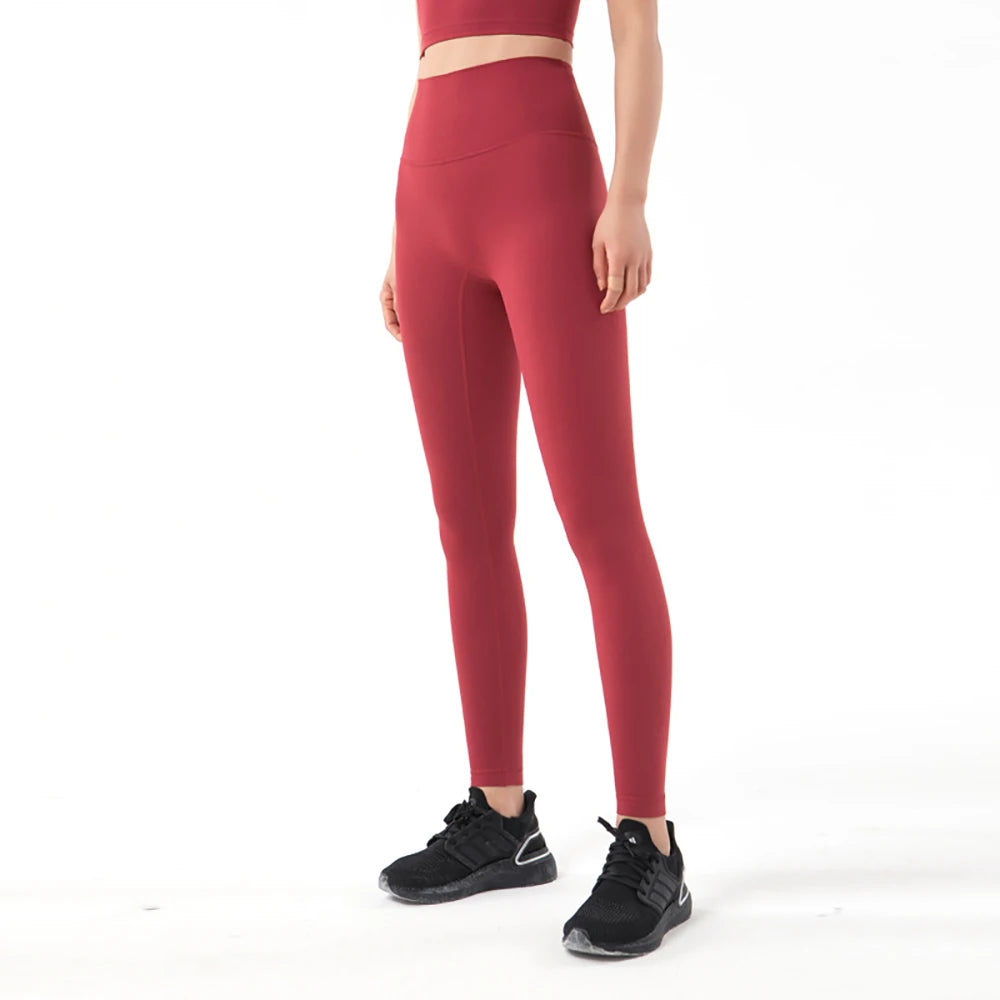Yoga Leggings for Fitness Legging Sport Femme Back Pocket Pants Female Buttery Soft High Waist Leggins Push Up Gym Tights Women ATFH