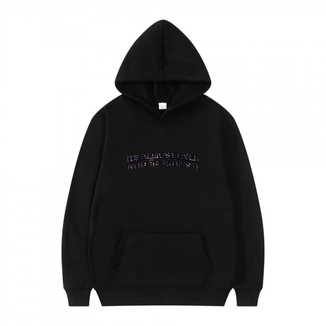 Over & Begun Paradox Phrase Men Women Fashion Hip Hop Pullovers Sweatshirt Vintage Streetwear Hoodie - ATFH