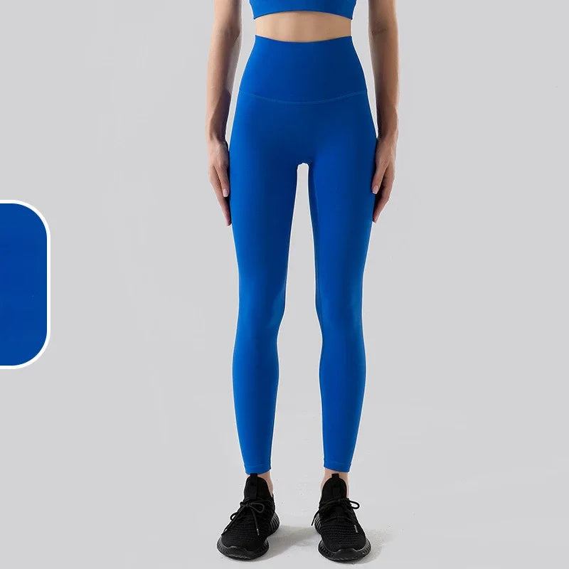 Women's 38 Colors Naked Feeling Yoga Leggings Women Sports Pants Tights Seamless Sport Femme Gym Leggins Workout Fitness Pants ATFH