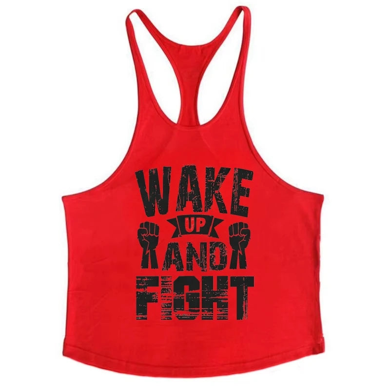 Fitness Stringer Tank Top for Men, High Stretch Breathable Vest, Moisture-Wicking Slim-Fit Durable Sleeveless Gym Muscle Tank
