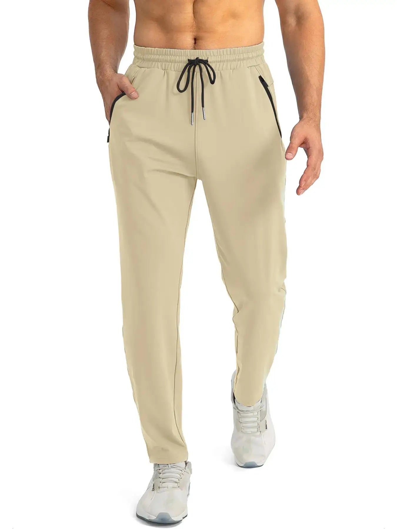 Men's sports pants, quick drying, loose fit, spring and summer running, outdoor casual pants, workwear