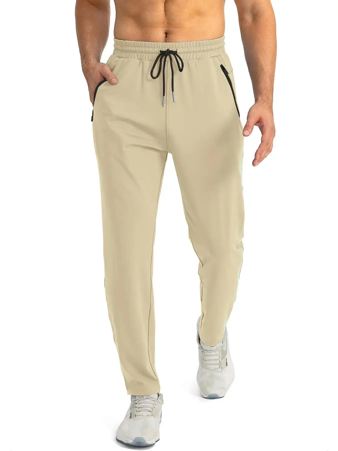 Men's sports pants, quick drying, loose fit, spring and summer running, outdoor casual pants, workwear