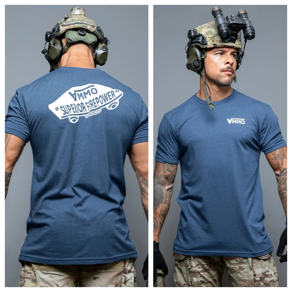Acta Non Verba Military Tactical Art Style Summer Casual T-shirt Men's and Women's Luxury Brand ATFH