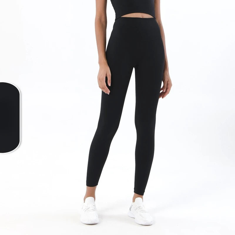 Women's 38 Colors Naked Feeling Yoga Leggings Women Sports Pants Tights Seamless Sport Femme Gym Leggins Workout Fitness Pants ATFH