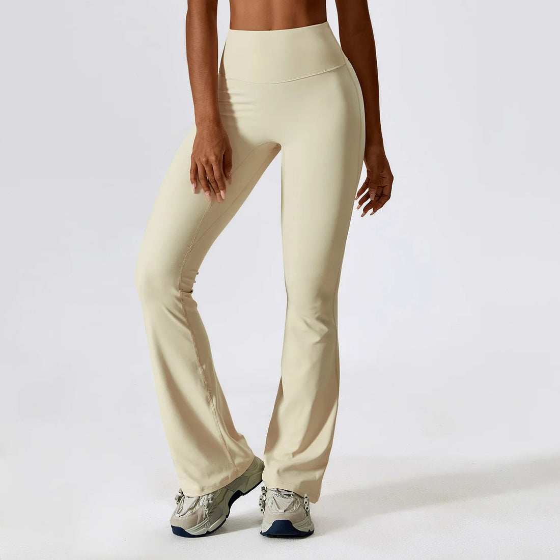 Workout Flare Leggings Yoga Pants Women High Waist Wide Leg Pants Women's Gym Fitness Sports Flared Pant Latin Dance Trousers ATFH