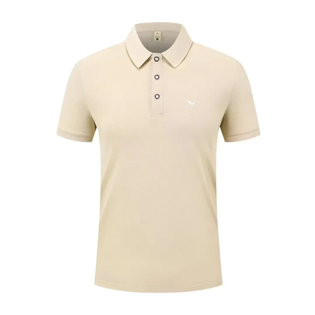 2026 Summer New Men's and Women's Breathable Polo Shirt Business Leisure High Quality Collar T-shirt