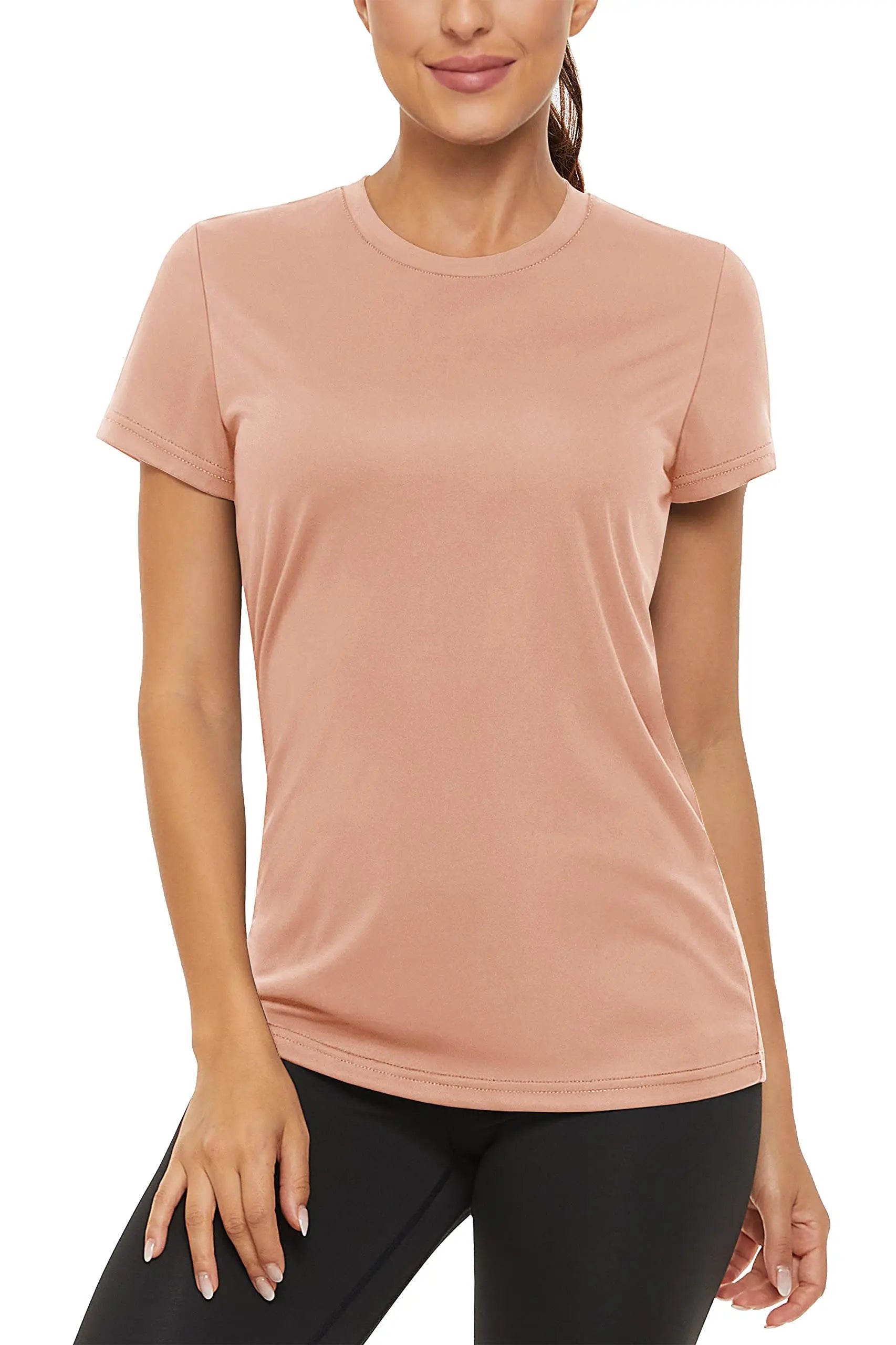 TACVASEN Summer Casual Performance T-shirts UPF 50+ Quick Dry Womens Sun Protection T-shirt Outdoor Running Swim Tee shirts Tops - ATFH