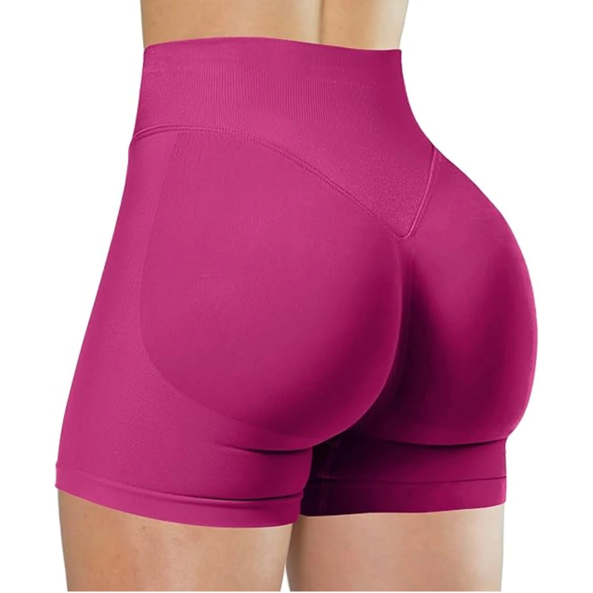 Summer High Waisted Yoga Shorts Fashionable and Sexy Running Fitness Pants Solid Color Yoga Leggings Tahsi Fashion House