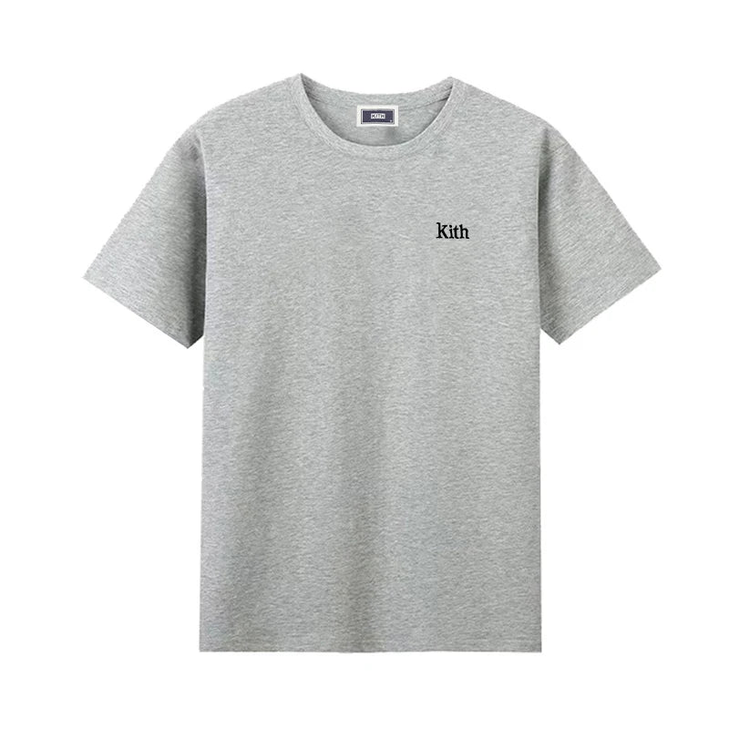 Summer Exported to Japan Korean Cotton Men Women T-shirt Embroidery letter Logo Couple Casual Loose O-Neck Short Sleeve Tees ATFH