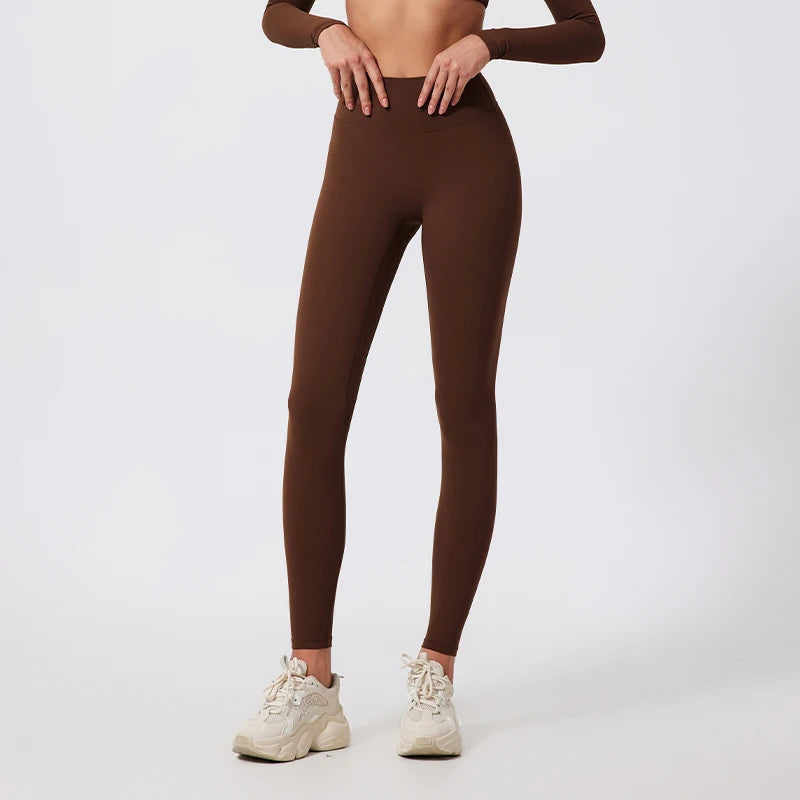 New Summer High Waist Sport Legging Women Breathable Tight Pants Outdoors Sportswear Woman Gym Sports Pants Yoga Women's Pants ATFH