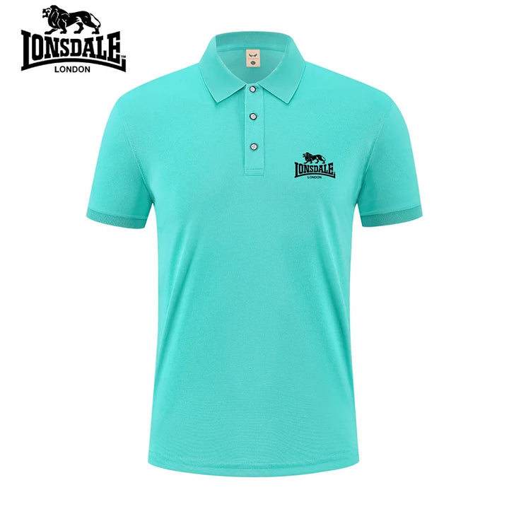 Men's Golf Polo Shirt 2026 New Summer Casual Breathable Short Sleeve Collar Business Shirt Golf Men's Top