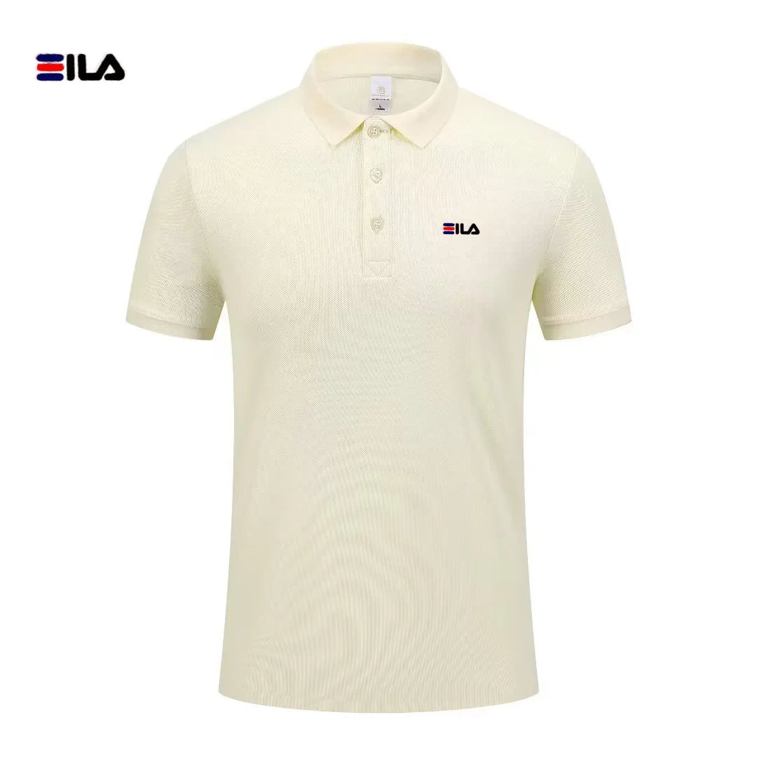 High end brand polo shirt short sleeved men's fashionable printed top summer new comfortable breathable casual lapel T-shirt