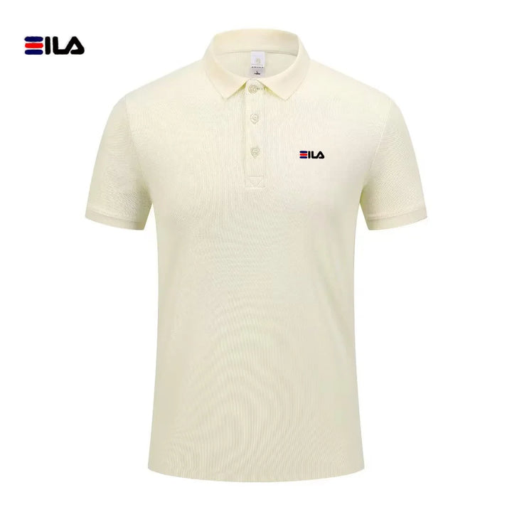 High end brand polo shirt short sleeved men's fashionable printed top summer new comfortable breathable casual lapel T-shirt