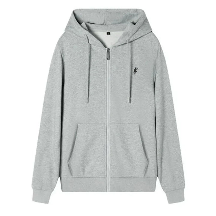 2026 new autumn and winter men's casual sportswear, fashionable outdoor fitness zip-up hoodie - ATFH