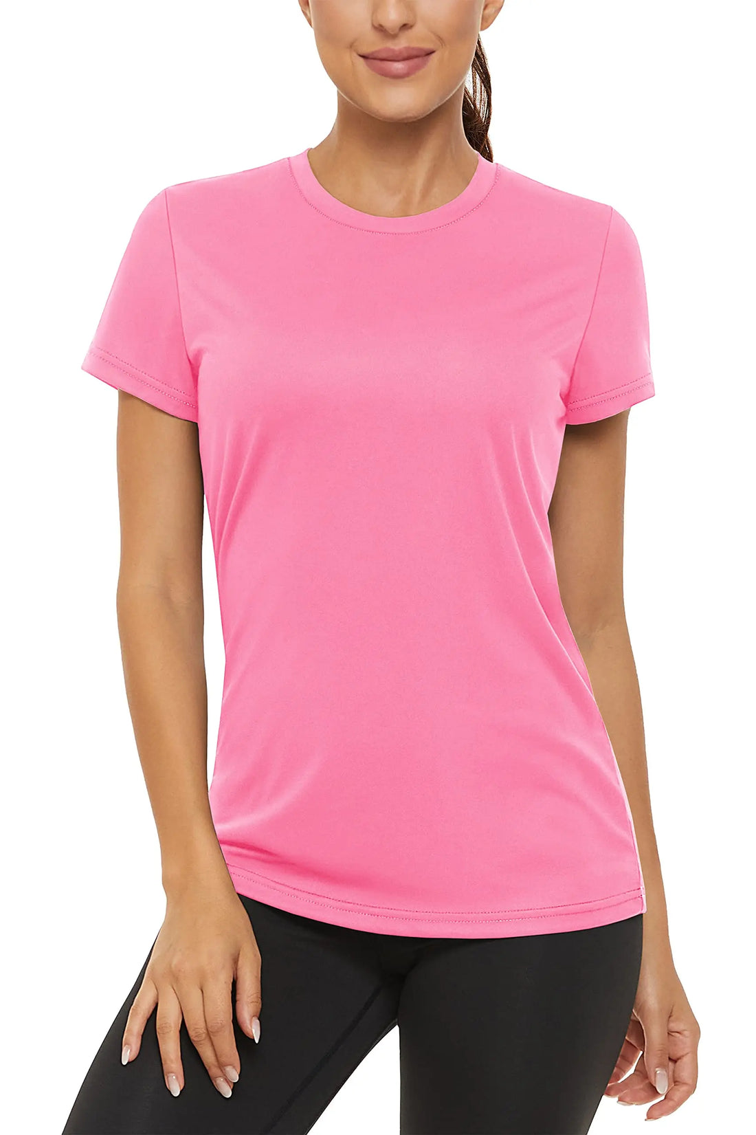 TACVASEN Summer Casual Performance T-shirts UPF 50+ Quick Dry Womens Sun Protection T-shirt Outdoor Running Swim Tee shirts Tops - ATFH