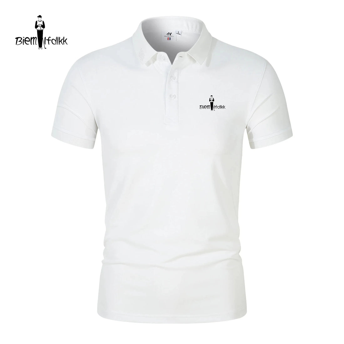 Summer short sleeved polo shirt men's casual style striped top T-shirt breathable cool high-end business 2024