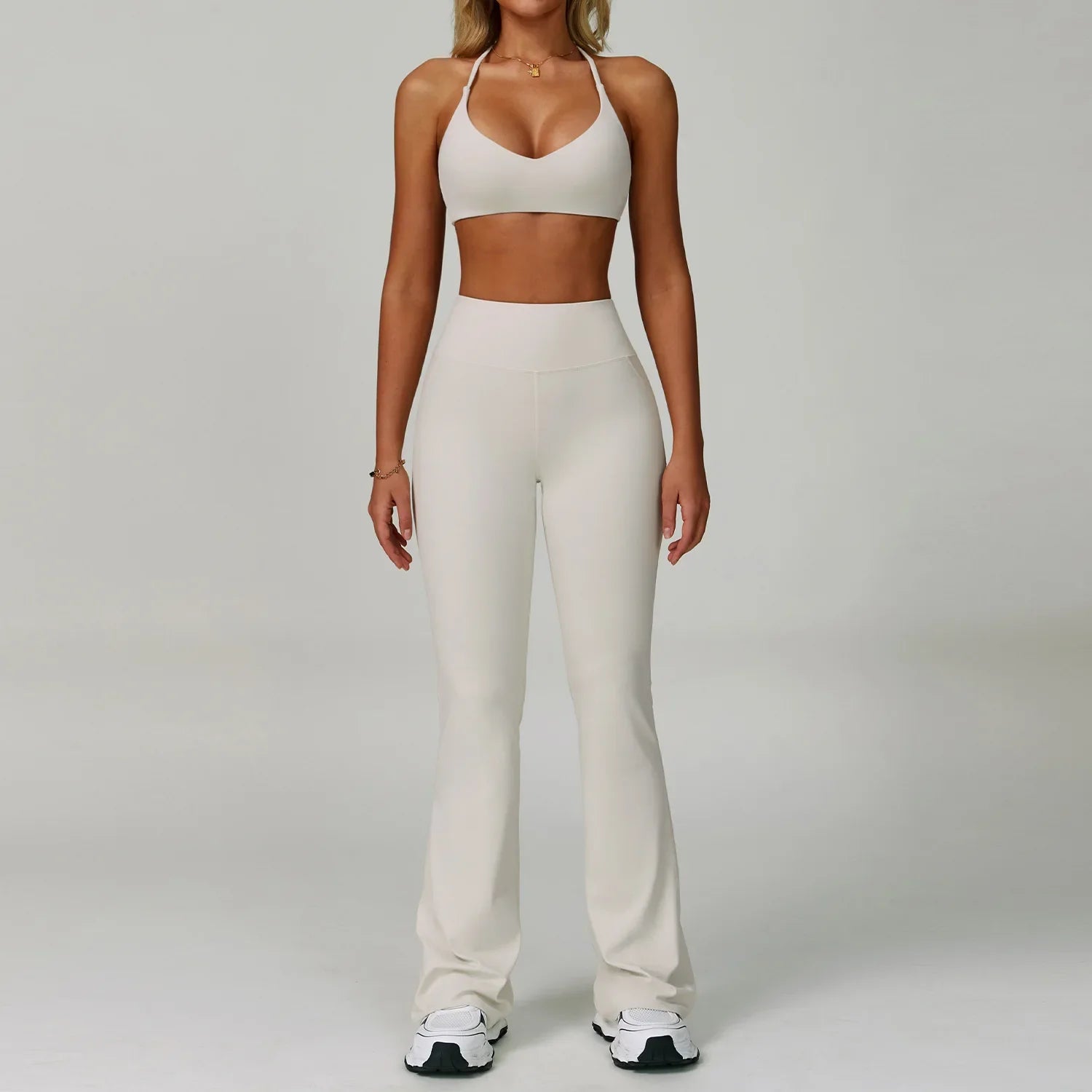 2Pcs Sets Women's Tracksuit Fitness Clothes Yoga Sets Sportswear Workout Bra High Waist Leggings Set Gym Clothing Sports Suits - ATFH