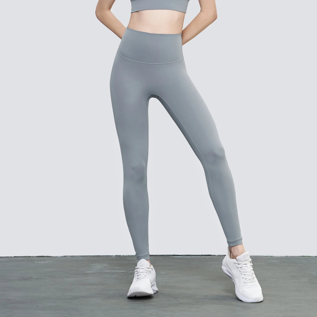Solid Color High Waist Yoga Legging Athletic soft Women Sport Pant Tight Butter Gym Comprehensive Training Jog Back Waist Pocket - ATFH