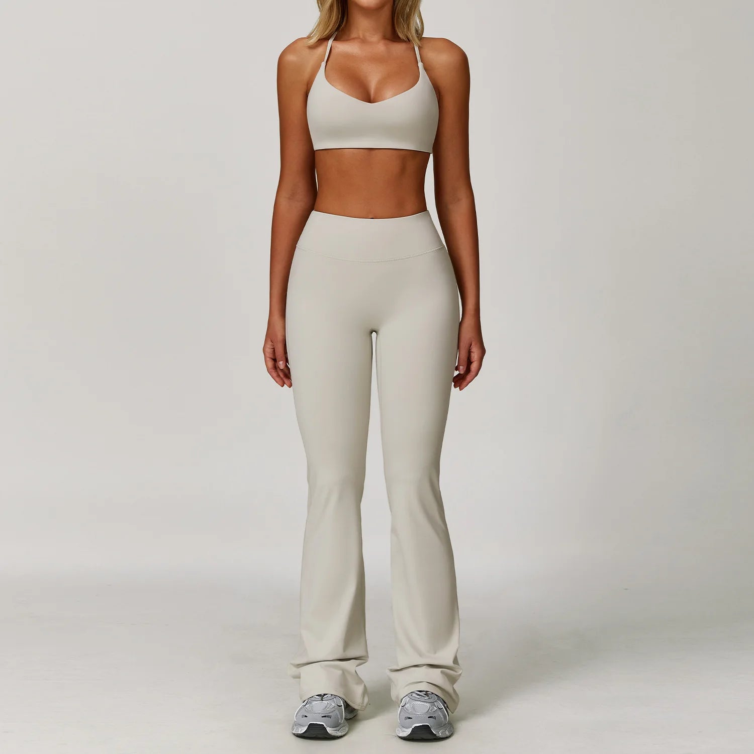2/3PCS Yoga Suit Sports Set Gym Set Women Tracksuit Running Workout Clothes Long Sleeve Sports Bra Athletic Wear Yoga Clothing - ATFH