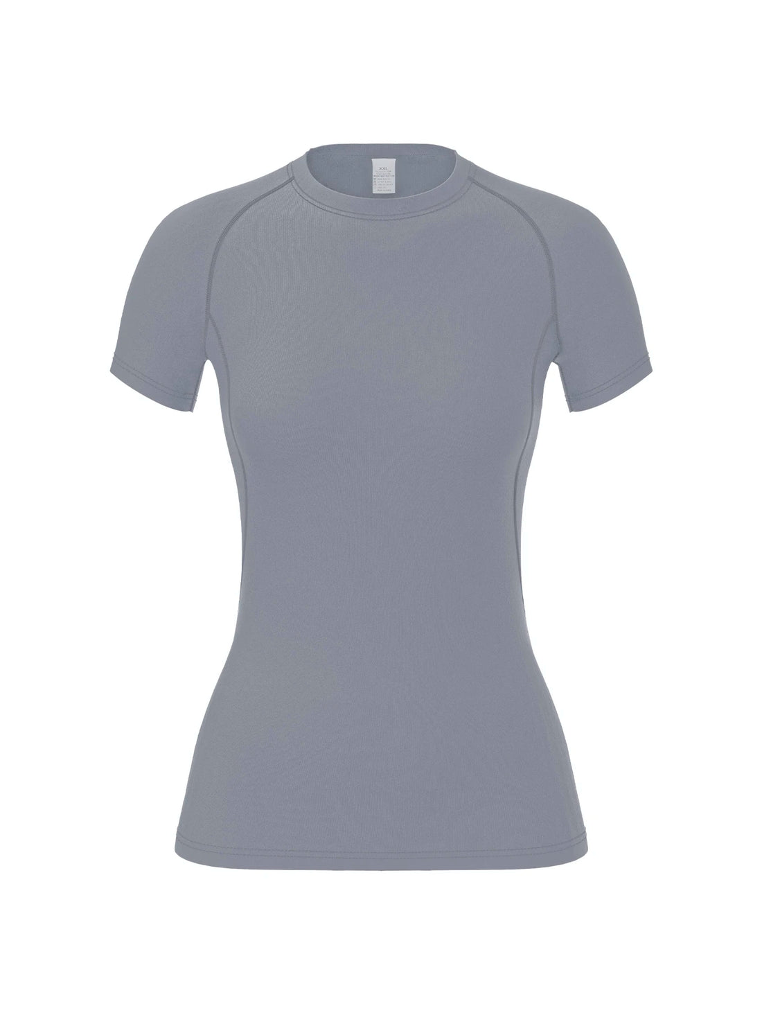 Women's compression shirt, short-sleeved sports yoga running T-shirt summer gym workout quick-drying stretch T-shirt, clothing - ATFH