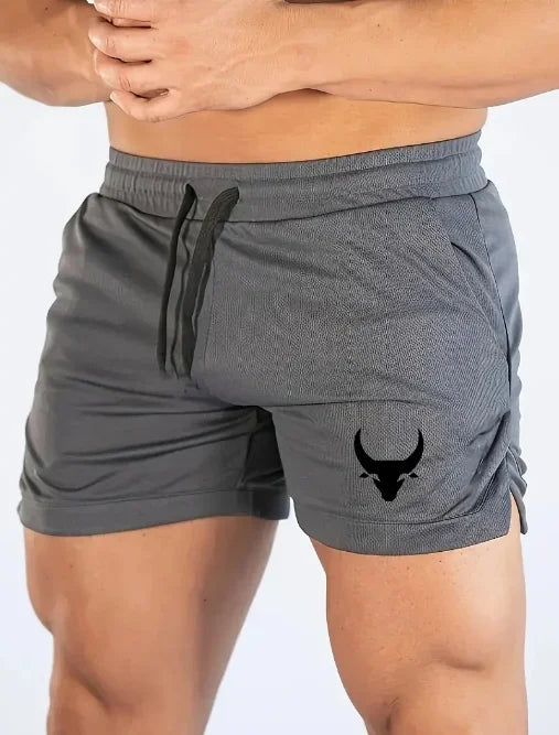 Men's Geometric Pattern Basketball Shorts with Mid Waist Micro Elastic Quick Drying Breathable Sports Pants for Running Fitness