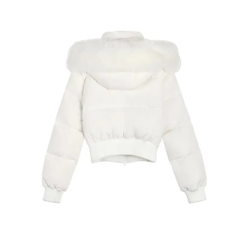 Puffer Parkas Outdoor Womens Quilted Texture Stitched Surface Sewn Exterior Threaded Outside Needled External Embroidered Ladies ATFH
