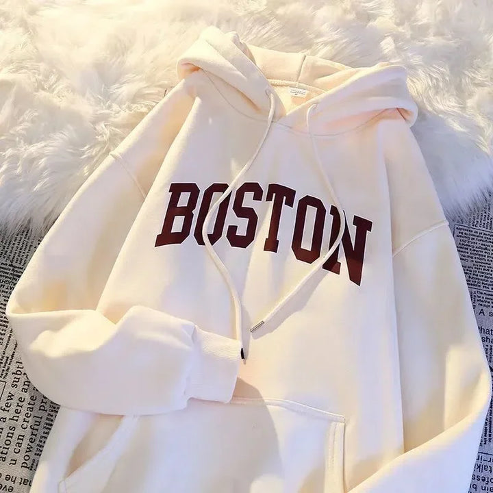 New  Print Hoodie Sweatirt Winter Loose Outerwear Overhead Clothing Spring Autumn  sweatshirt anime hoodie winter clothes women - ATFH