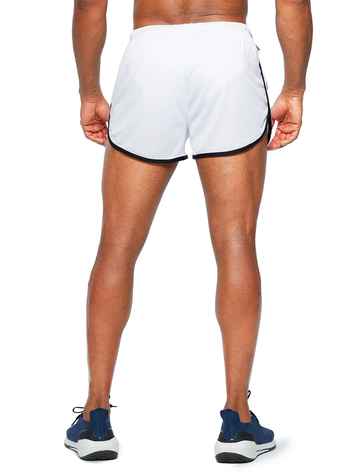 Men's new beach shorts running shorts 3-inch quick drying fitness running fashionable fitness shorts