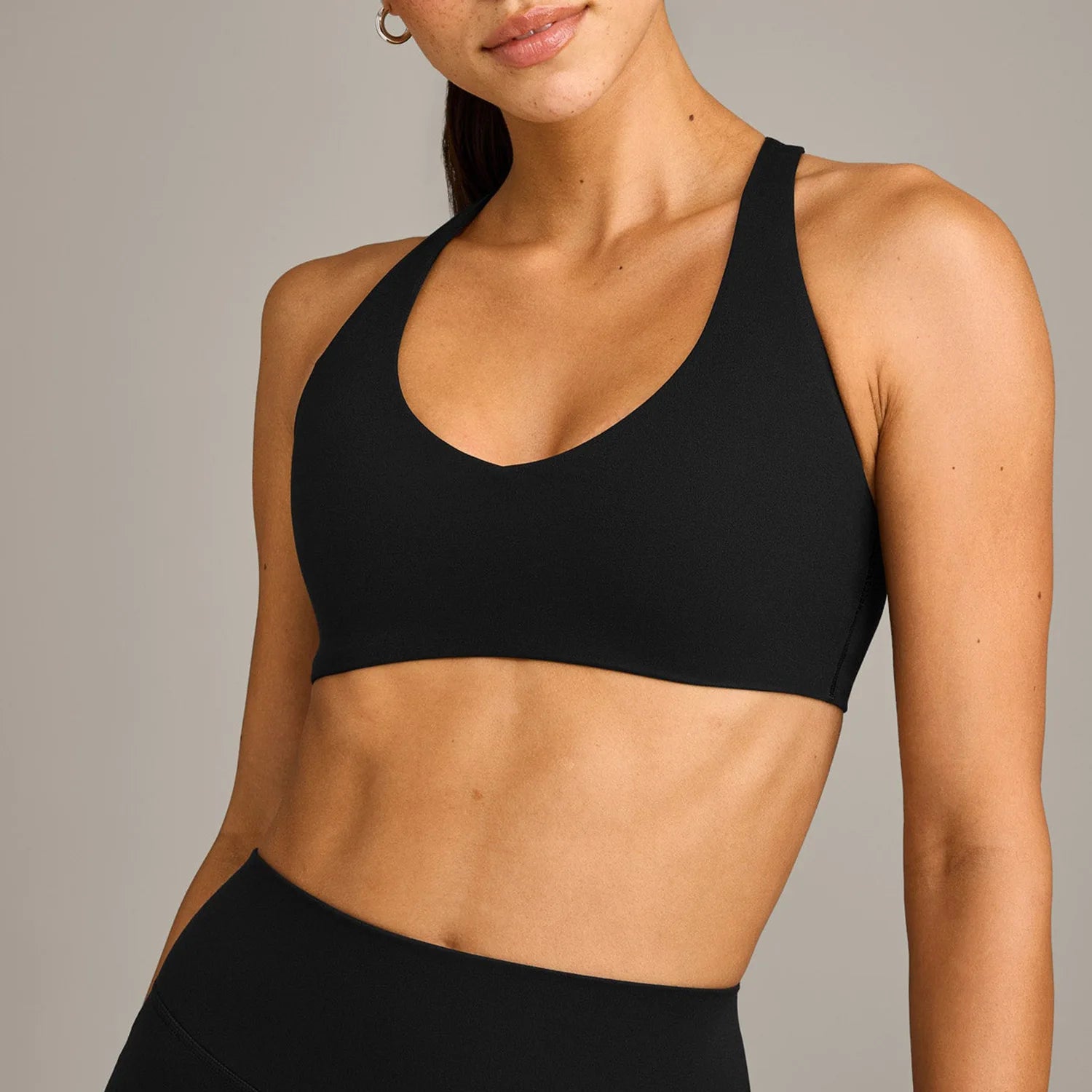 Hearuisavy Summer Sports Bra Women High Impact Running Sweatproof Fitness Bra Push Up Shockproof Yoga Brassiere Workout Top Gym - ATFH