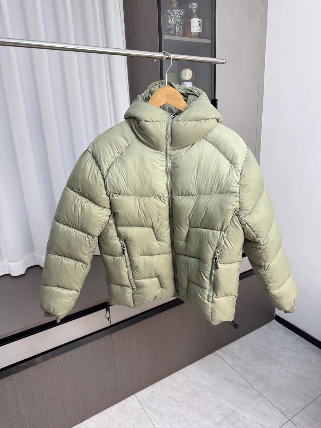 Lightweight padded jackets Outdoor Mountaineering Thickened Cotton-padded Clothes men's down coats and parkas tops ATFH