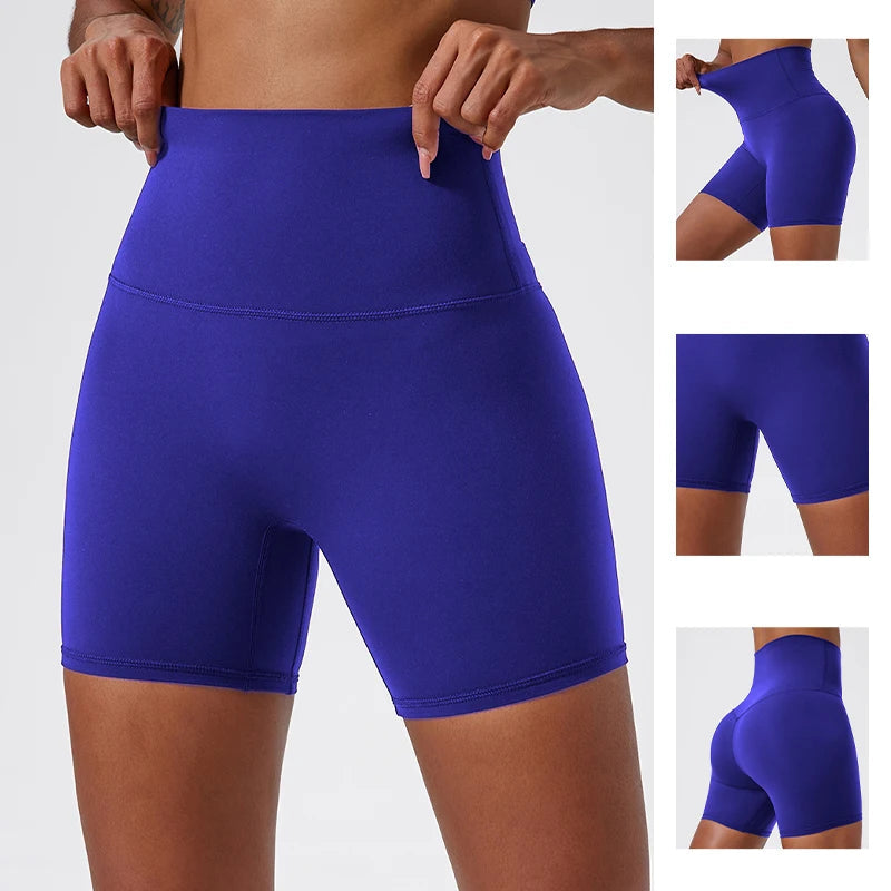 Hearuisavy Summer Soft Yoga Shorts Buttock Lift Gym Leggings Women High Waist Sports Shorts Women Running Workout Shorts Female Tahsi Fashion House