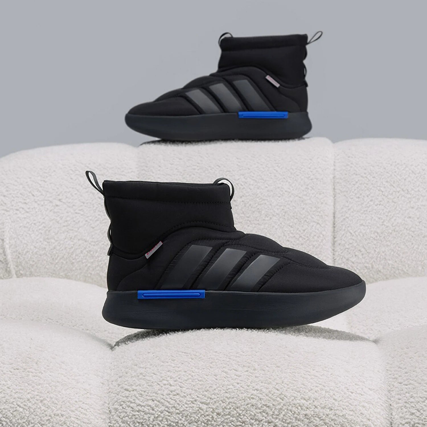 Adidas Official New Men's and Women's Warm Anti-Slip High-Top Casual Shoes JR0067 ATFH