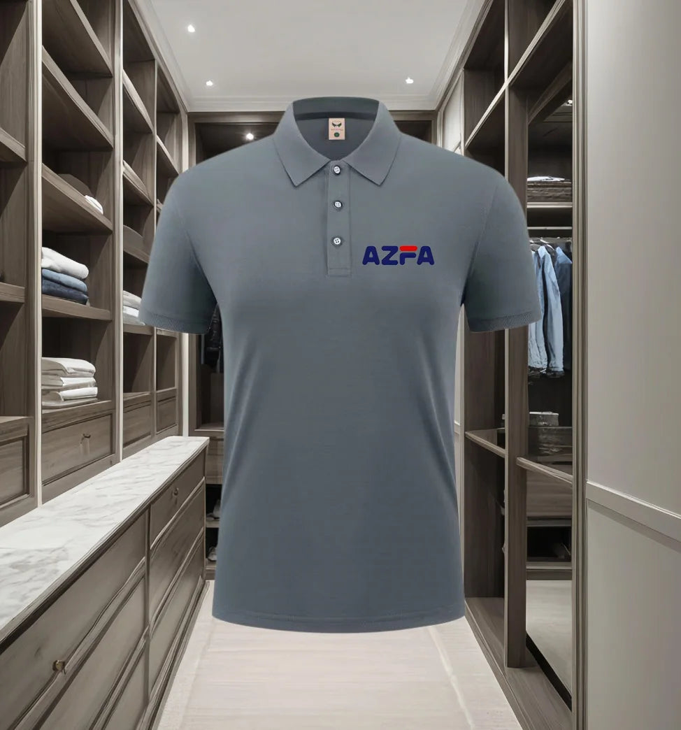 Printed men's summer classic POLO short sleeved T-shirt with casual style, comfortable and breathable fabric