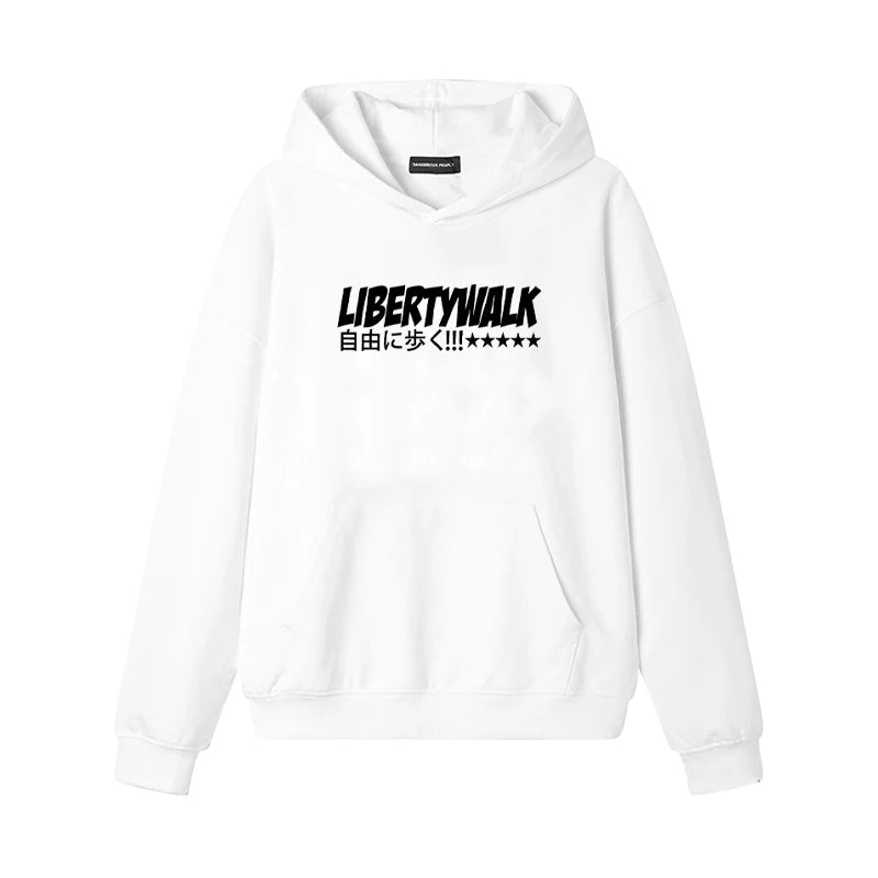 High Quality Liberty Walk printed Hoodies Men women harajuku car Graphics Sweatshirt Unisex Fleece vintage Long sleeve pullovers - ATFH